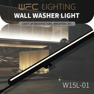 High Quality Aluminum IP66 Protected LED Outdoor Wall Washer DC24V Landscape Architectural Bridge Bidirectional Lighting