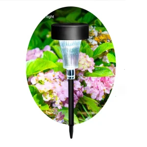 High Quality Intelligent LED RGB Solar IP67 Waterproof Landscape Outdoor Light Garden Courtyard Ground Lamp White/Black