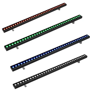 High Quality Smart LED Linear Wall Washer Light DMX Wireless Remote Control LED Lighting Bar Outside Lights