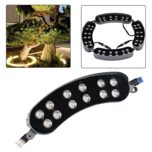 Highlux Single 12W LED Tree Hug Light Aluminum Decorative LED Tree Light for Outdoor Landscape Lighting, AC 220V / DC24V