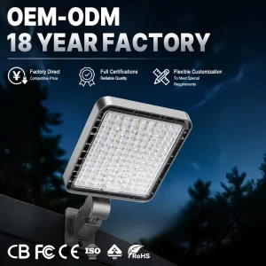 Highway Road LED Street Light, IP65, Adjustable Aluminum Wall Mount, 150W/200W/300W, AC 85-265V, CE/RoHS