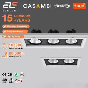 IP20 Outdoor Waterproof Commercial LED Ceiling Downlight