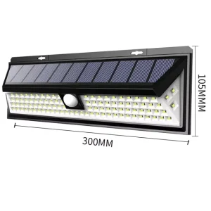 IP65 90LED Solar Lights Outdoor Solar Wall Lamp PIR Motion Sensor Lamp Waterproof Solar Flood Light for Garden Decoration