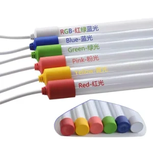 IP65 Colorful LED Tube Lamp 1.2M 18W T8 Waterproof RGB Tube Light for Fish Tank