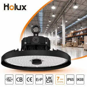 IP65 IK08 6500K 200 lm Per W 5050 PC Lens 100W 120W 150W UFO LED High Bay Light