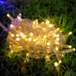 IP65 LED Outdoor Christmas Warm White Garden Lights Landscape Yard Holiday Fairy Decorative String Lights