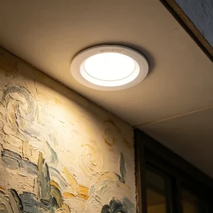 IP65 LED Recessed Ceiling Downlight with Anti-Glare, for Bathroom and Outdoor Use