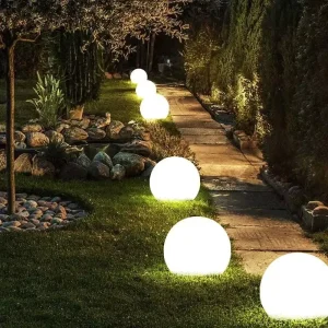 IP65 LED Solar Ball Garden Path Light for Outdoor and Christmas Decoration