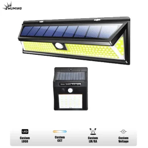 IP65 Motion Sensor Solar Flood Light 3 Level Dimming for Pathways