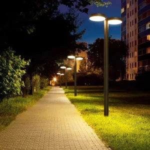 IP65 Outdoor 2*10W Waterproof LED Garden Light with Remote Control High CRI 90 for Lawn Yard Streets Walkways AC 3500K