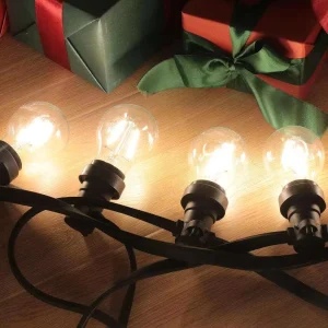 IP65 Outdoor Patio Festoon Fairy String Lights 10M 20M With LED Bulb Decoration Retro Outdoor Party Lights for Backyard Decor