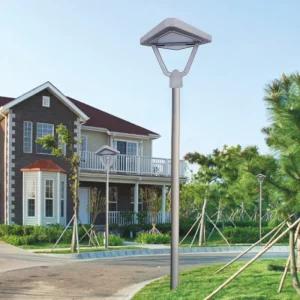 IP65 Outdoor Waterproof Aluminum Motion Sensor LED Garden Solar Light for Courtyard Lawn Pathway Park