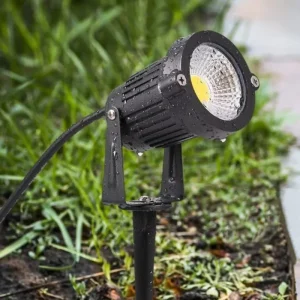 IP65 Rated AC 85-265V 3W RGB COB LED Lights Modern Aluminum Alloy 5000K for Garden Lawn Decoration