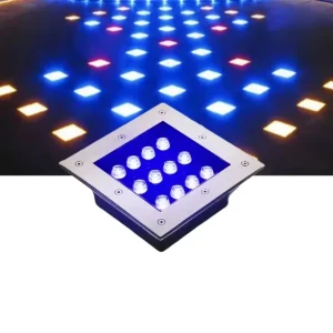 IP65 Square 4W DC12V Outdoor Walkway Recessed Inground LED Light for Garden Paths and Yards