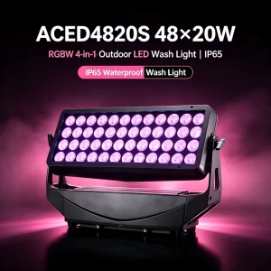 IP65 Waterproof 1100W LED Stage Light RGBW 4-in-1 Wall Washer with DMX512 Control