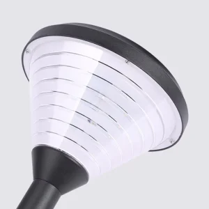 IP65 Waterproof Aluminium 8W RGB Bollard Lawn Landscape Outdoor LED Solar Garden Light