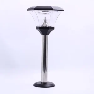 IP65 Waterproof Battery-Powered Stainless Steel LED Solar Garden Light with Remote Control, CE Certified, for Lawns
