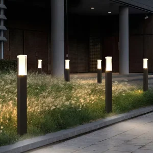 IP65 Waterproof Decorative Park Home Garden Courtyard Aluminum Material Modern Outdoor LED Lawn Lights