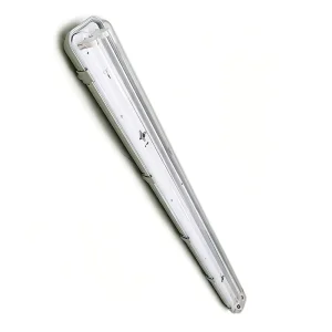 IP65 Waterproof LED Tri-Proof Batten Fixture 40W 4ft 1200mm 4000 Lumen Clear Cover Garage Light