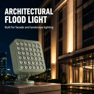 IP66 Landscape Outdoor Waterproof High Bright LED Spotlight Flood Light Lamp Single CCT LED Building Wall Wash Light