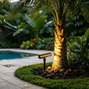 IP66 Outdoor RGB Garden Light 6W Waterproof Wall Wash Effect For Landscape Fence And Architectural Accent Lighting