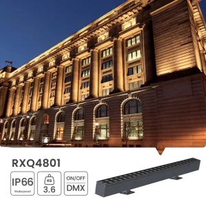 IP66 RGBW 72W 96W Aluminum Pixel LED Wall Washer Light, DC24V, 4-in-1, Outdoor Building Facade Lighting, 3-Year Warranty