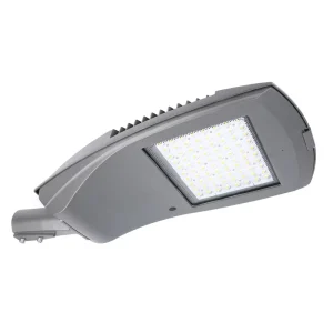 IP66 Waterproof AC-Powered RAL9007 LED Street Light Fixture for Roads Highways and Pathways