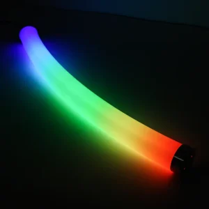IP67 40mm 360 Degree SPI DMX Outdoor RGB Color Changing LED Neon Flex Strip Light Custom Flex Neon for Decoration