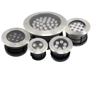 IP67 Outdoor Inground Uplights Pathway Landscape 3W 6W 9W 12W 15W 18W LED Underground Light Step Lamp RGB