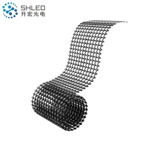 IP67 P31.25 P40 P50 P80 P100 Full Color LED Mesh Screen Soft Display Building Facade Shopping Mall LED Mesh Curtain