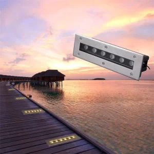 IP67 Stainless Steel LED Underground Lamp Landscape Square RGB Color Temperature 6W 12W 24W 36W Garden Lights