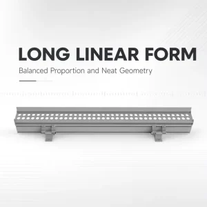 IP67 Waterproof Aluminum Architectural Building Facade LED Wall Washer Light Warm White DMX512 RGB RGBW