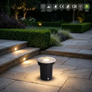 IP67 Waterproof Aluminum Warm White Landscape LED Light for Park Deck Inground Swimming Pool Applications