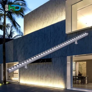 IP67 Waterproof Frosted LED Wall Washer with DMX512 Control for Hotel Facade and Landscape Lighting