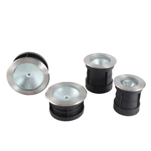 IP67 Waterproof LED Landscape Spotlight Stainless Steel DC 12V Adjustable Recessed Garden Flood Light Outdoor Pathway Lighting