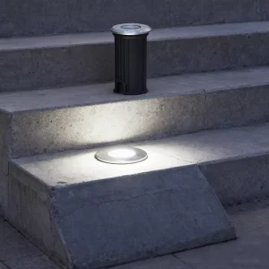 IP68 3W Stainless Steel Waterproof Outdoor Remote App DMX Control RGB LED Deck Buried Stairs Underground Light