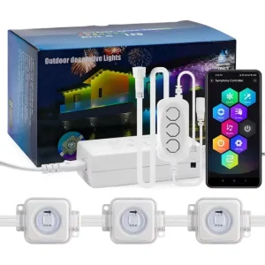 IP68 Smart Permanent Christmas Outdoor LED Eave Light with Pixel Control
