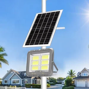 Industrial Outdoor DC Power LED Flood Light for Roads, Aluminum Solar Projector Lamp IP65 100W-400W with 120-Degree Beam