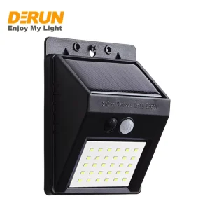Integrated Solar Garden LED Wall Lamp 20 100 LEDs Wireless Motion Sensor Security Rechargeable Smart Lamp LAMP SOLARWALL