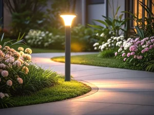 LEAD LED Solar Path Light IP65 Waterproof with Radar Sensor Remote Control for Outdoor Garden Landscape Lighting