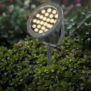 LED Aluminum IP65 Landscape 3W Lawn Floodlight Waterproof Outdoor Garden Spot Spike Light ACPower Supply Ground Lighting Gardens