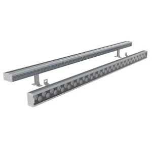 LED Aluminum Linear Wall Washer Light Outdoor Landscape Warm White DC24V 18W 24W 36W RGBW IP68 Ra95