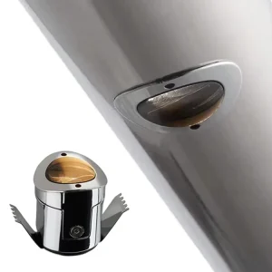 LED Banister Kit Staircase Lights Stainless Steel Lighting Illuminated Balustrade for Stair Railing Dot Handrail Puck Lights