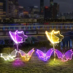LED Butterfly P67 Waterproof Outdoor Garden Floor Landscape Light