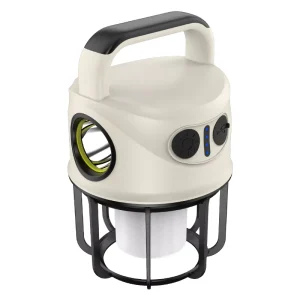 LED Camping Tent Light, Portable Handheld 300LM Flashlight with Type-C Rechargeable Battery