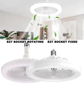 LED Ceiling Fan with Frosted Cover Diffuser 2500lm 3CCT 3 Wind Speeds Low Noise Remote Outdoor
