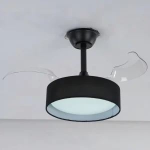 LED Ceiling Fan with Light for Living Room Modern European Style Remote Control