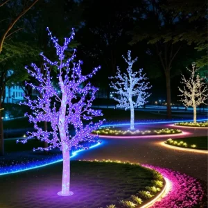 LED Crystal Tree Light Outdoor Landscape IP65 Waterproof Holiday Lighting Project Modern Minimalist Courtyard 1.2m 1.8m 2.5m