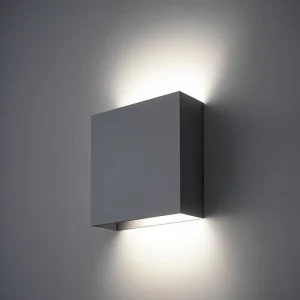 LED Cylinder-Shaped Outdoor Wall Lamp Aluminum Sconce for Villas