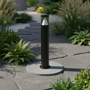 LED IP65 AC Waterproof Outdoor Driveway Lighting Bollard Pathway Lamp Aluminum Housing Remote Control 5000K Garden Light